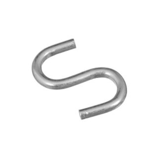 National Hardware N121-574 S-Hook, 20 lb Working Load Limit, Steel, Zinc