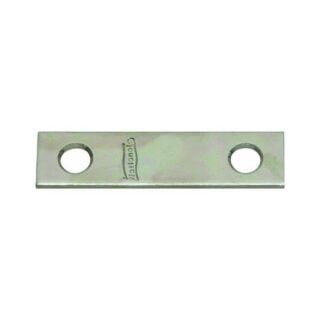 National Hardware N114-355 Mending Brace, 3 in L, Steel, 0.08 in, Zinc