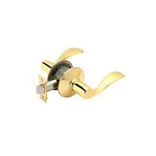 Schlage Accent F10V ACC 605 Passage Lever, Zinc, Brass