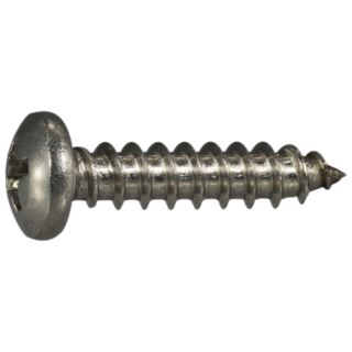 MIDWEST #8 x ¾ in. 18-8 Stainless Steel Phillips Pan Head Sheet Metal Screws, 85 Count