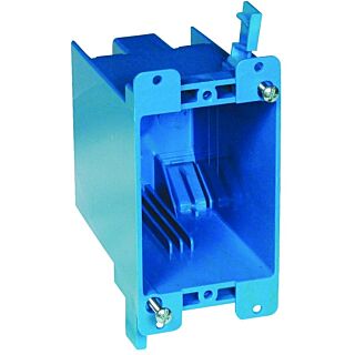 Carlon B120R Outlet Box, 1-Gang Clamp Cable Entry, Clamp Mounting, PVC