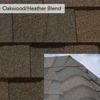 CertainTeed Shadow Ridge, Hip & Ridge Shingles, Oakwood / Heather, 30 lf. Bundle