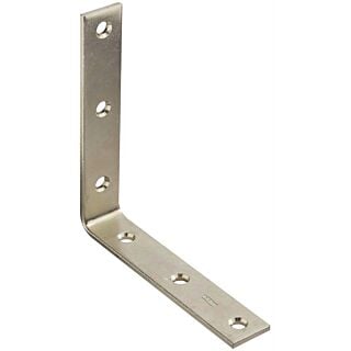 National Hardware 115BC Series N220-160 Corner Brace, 0.19 in, Steel, Zinc