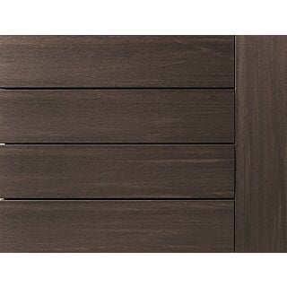 TimberTech® Advanced PVC Decking by AZEK® Vintage Collection®, Dark Hickory®, 12 ft., Grooved Edge
