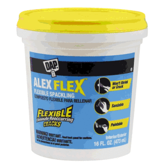 DAP® Alex Flex, Flexible Spackling, 16 oz.