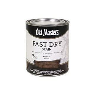 Old Masters Fast Dry, Interior Oil-Based Stain, Espresso, Quart