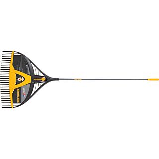 TRUE TEMPER Leaf Rake, Poly Tine,  Steel Handle