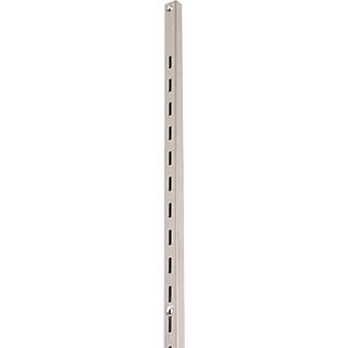 Knape & Vogt 80 Series 80 TI 48 Single-Slot Shelf Standard, 320 lb Weight Capacity, Wall Mounting, 16 ga, Steel