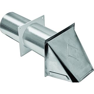 Lambro 344 Preferred Hood Vent, 4 in Duct, Aluminum Hood