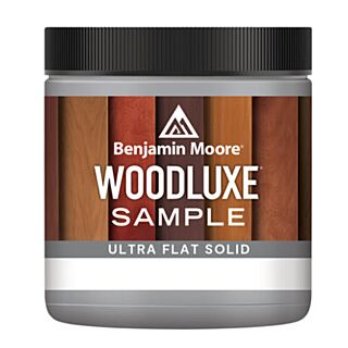 Benjamin Moore Woodluxe™ Water-Based Exterior Solid Color Fence & Siding Stain Ultra Flat, Half Pint