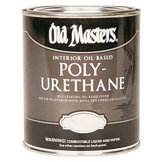 Old Masters Polyurethane, Oil-Based Interior, Clear Gloss, Quart