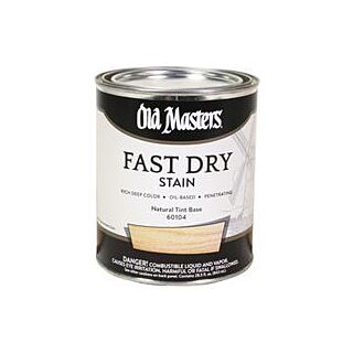 Old Masters Fast Dry, Interior Oil-Based Stain, Natural, Quart
