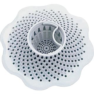 Danco Drain Strainer, PVC, White