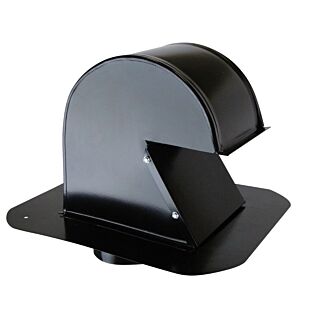 Dryer Jack Extra Clearance 486 Roof Vent, Black