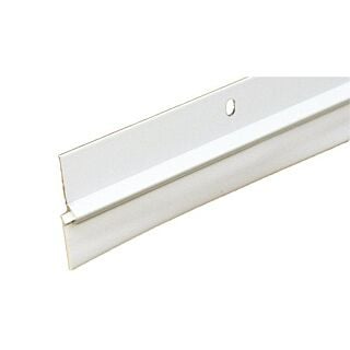 Randall Economy Grade Vinyl & Aluminum Door Sweep, 3 ft. - White