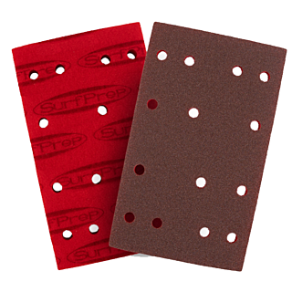 SurfPrep 3-1/8 in. x  5-1/4 in. ProFoam 5mm, Hook & Loop, Abrasive Pad, Medium, 10-Pack