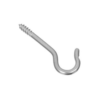 National Hardware V2040 Series N120-659 Ceiling Hook, 10 lb Working Load Limit, #12, Steel, Zinc