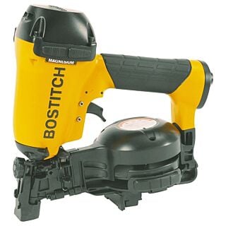 Bostitch RN46-1 Coil Roofing Nailer, 1/4 in Air Inlet, 120 Magazine, Nail Fastener