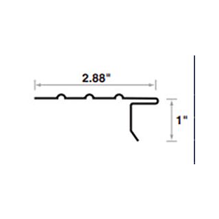 Amerimax F-5  Style  Copper 16 oz. Drip Edge, 10 ft.