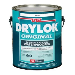 DRYLOK Water-Based Original Waterproofer, White, Gallon