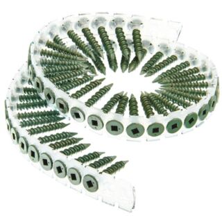 SENCO Duraspin, #8 x 1- 1/4 in.,  Cement Board Screw, Flat Head, Collated, 1000 Count