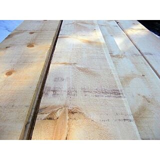 1 x 12 Rough Sawn / Saw Textured Premium Eastern White Pine Square Edge Siding