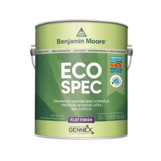 Benjamin Moore Eco Spec Waterborne Interior Paint, Flat