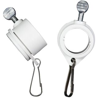 Valley Forge 28219 Rotating Flag Mounting Ring, PVC, For 1 in Dia Flag Poles