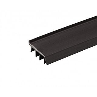 Randall Vinyl Door Bottom for 1-¾  in. to 2 in. Thick Doors, 3 ft., Brown