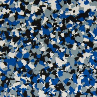 Simiron Decorative Chip Flakes, 1/4 in. Flake Size, Orbit, 40 lbs.