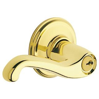 Schlage Flair F170FLA605RH Dummy Lever, Zinc, Brass