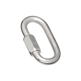 National Hardware 3167BC Series N262-519 Quick Link, 3000 lb Weight Capacity, 3/8 in, Stainless Steel