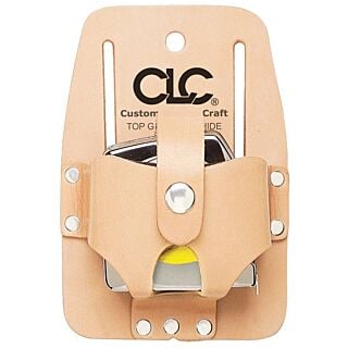CLC Tool Works 464 Tape Holder, 1-Pocket, Leather, Tan