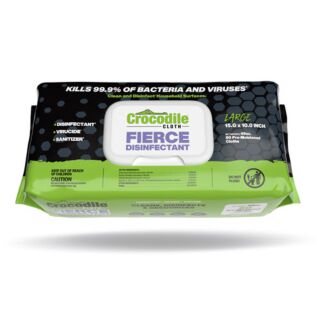 Crocodile Cloth®  Fierce Disinfectant Wipes, 80 Count