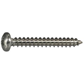 MIDWEST #8 x  1¼ in. 18-8 Stainless Steel Phillips Pan Head Sheet Metal Screws, 65 Count