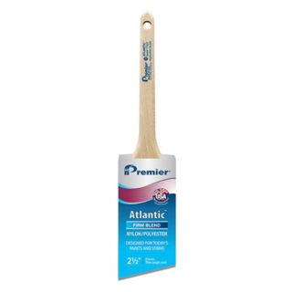 Premier Atlantic Nylon/Polyester 2-1/2 in., Thin Handle, Angle Sash Paint Brush