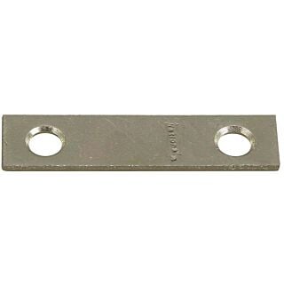 National Hardware 272716 Mending Brace, 2 in L, Steel, Zinc