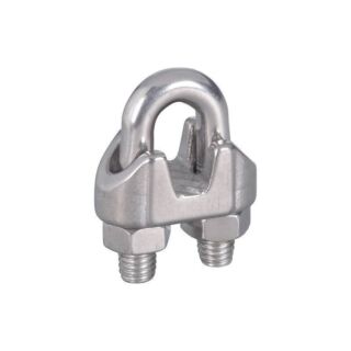 National Hardware V4230 Series N348-912 Wire Cable Clamp, 5/16 in Dia Cable, Stainless Steel