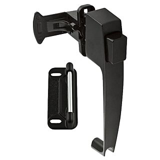 National Hardware V1313 Series N185-462 Pushbutton Latch in Black