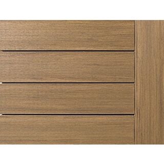 TimberTech® Advanced PVC Decking by AZEK®, Vintage Collection®, Weathered Teak®, 16 ft., Grooved Edge