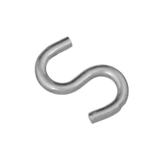 National Hardware N121-715 S-Hook, 140 lb Working Load Limit, Steel, Zinc