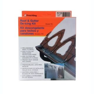 Frost King Roof & Gutter De-icing Kit, Electric, 30 ft.