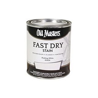 Old Masters Fast Dry, Interior Oil-Based Stain, Pickling White, Quart