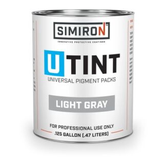 Simiron U-Tint Universal Pigment Packs, Light Gray, 16 oz.