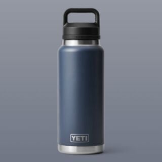 YETI Rambler® Water Bottle with Chug Cap, 36 oz., Navy