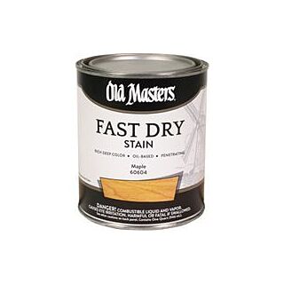 Old Masters Fast Dry, Interior Oil-Based Stain, Maple, Quart
