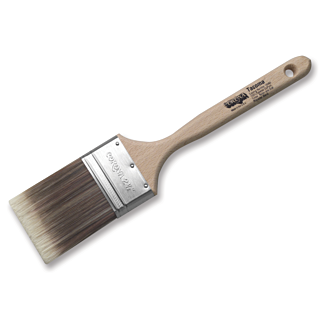 Corona Tacoma Red-Gold Nylon/Polyester Blend 2-1/2 in. Flat Sash Paint Brush