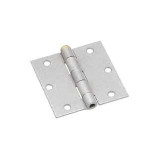 National Hardware N208-843 Broad Hinge, 70 lb Weight Capacity, Galvanized Cold Rolled Steel