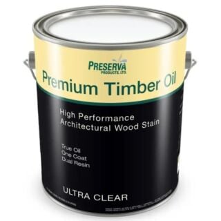 Preserva Premium Timber Oil, Exterior Oil-Based Wood Stain, Ultra Clear, Gallon
