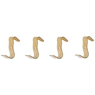 Prosource PH-122246-PS Molding Hook, Steel, Polished Brass
